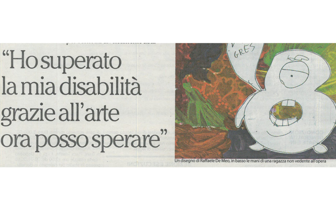 Ho superato la mia disabilità grazie all’arte
