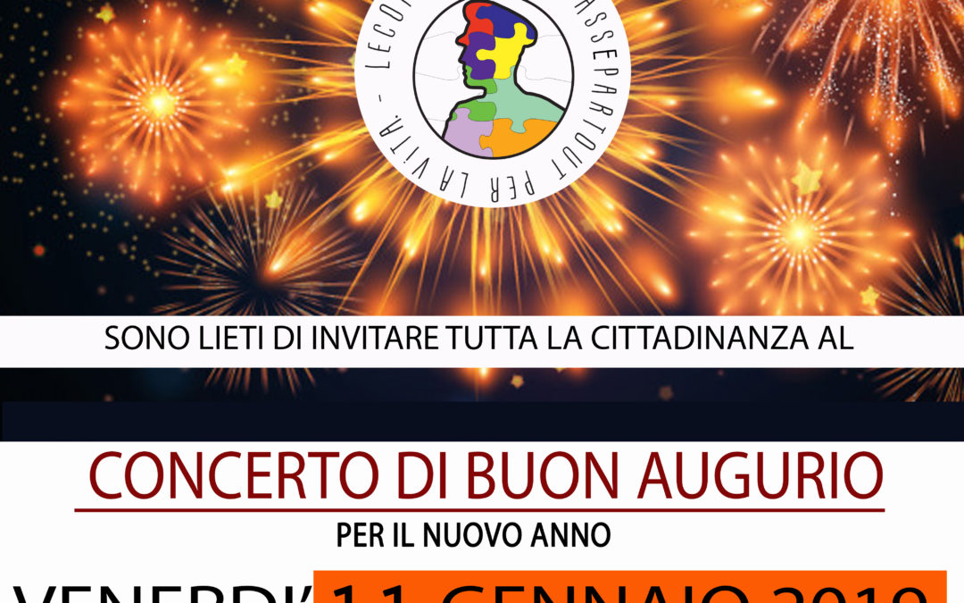 CONCERTO DI BUON AUGURIO PER IL NUOVO ANNO  2019